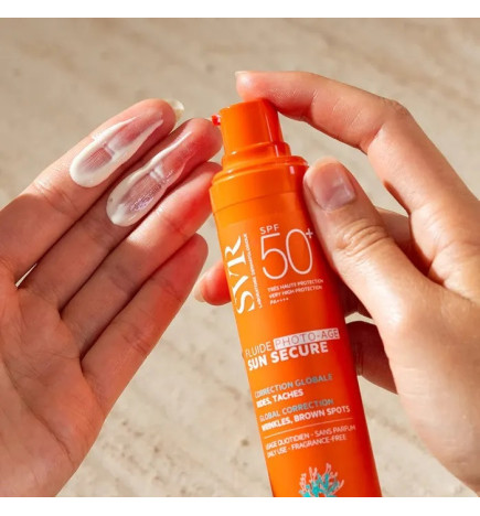 SVR – Sun Secure Fluide Photo-Age Solaire Correction SPF50+, 40 ml
