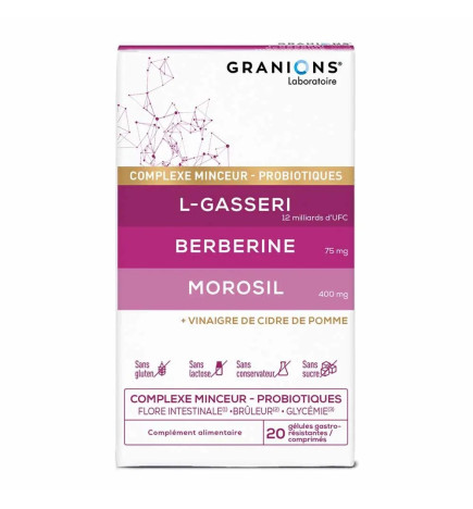 Granions – Complexe Minceur  Probiotiques x20 comprimés + 20 gélules