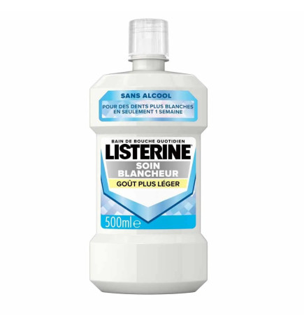 Listerine – Bain De Bouche Soin Blancheur Menthe 500ml