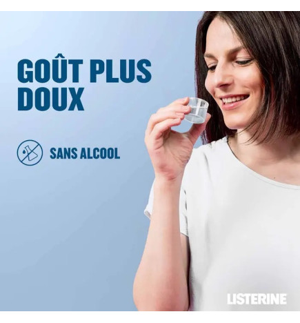 Listerine – Bain De Bouche Soin Blancheur Menthe 500ml