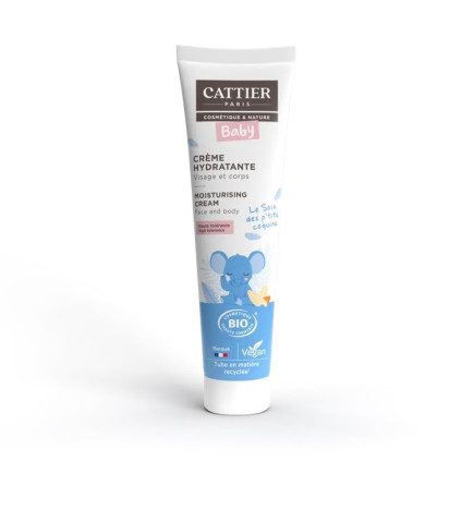 Cattier – Baby, crème hydratante, 100 ml