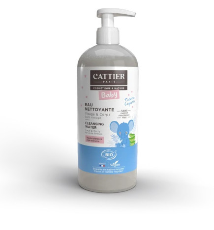 Cattier – Baby, eau nettoyante, 500 ml
