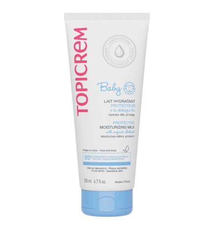 Topicrem – Bébé Lait Hydratant Protecteur Visage et Corps 200 ml