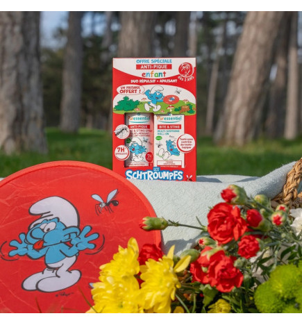 Puressentiel – Coffret Duo Répulsif & Apaisant AntiPique Schtroumpfs