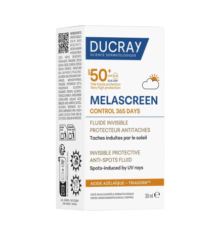 Ducray – Melascreen Control fluide invisible spf50+, 30 ml