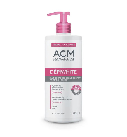 DÉPIWHITE – Lait Corporel Éclaircissant Anti-Taches, 500 ml