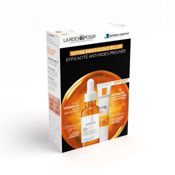 La Roche-Posay – Coffret sérum Pure Vitamin C12 30 ml + fluide Anthelios UVmune 400 SPF50+ 15 ml offert