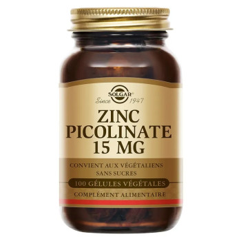 Solgar Zinc Picolinate 15mg...