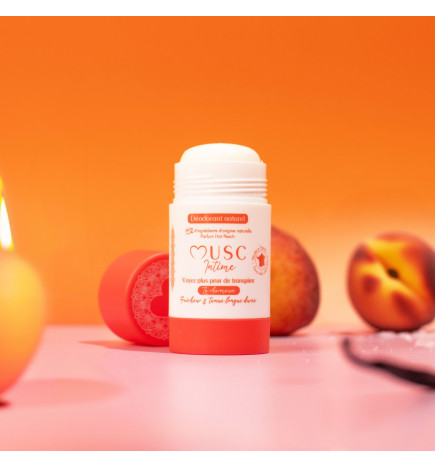 Musc Intime – Déodorant naturel Hot Peach, 50 g