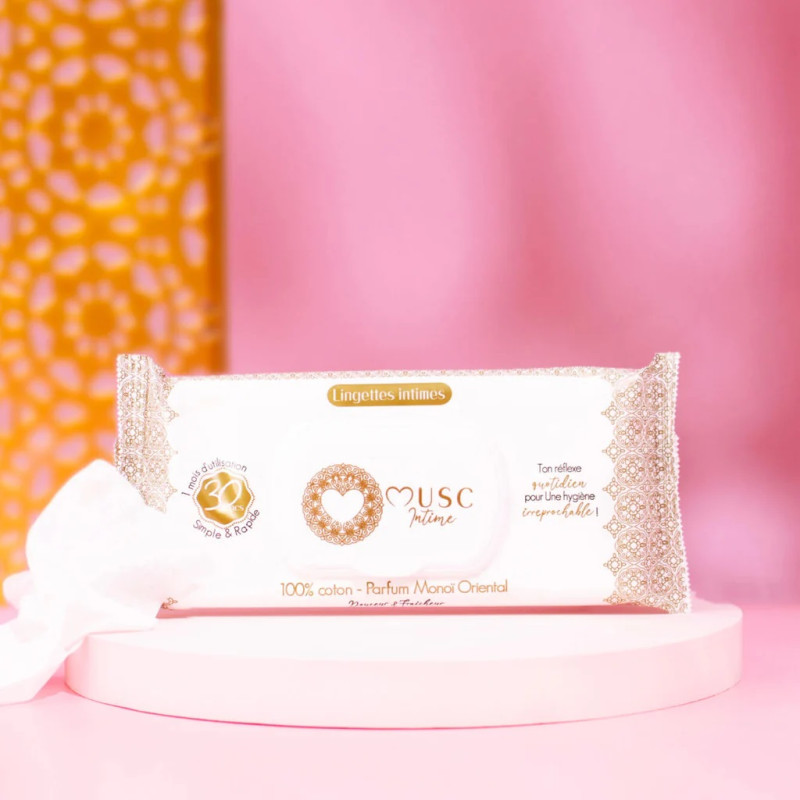 Musc Intime Lingettes Intimes Monoi Oriental x30