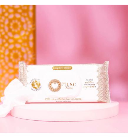 Musc Intime – Lingettes Intimes Monoi Oriental, x30