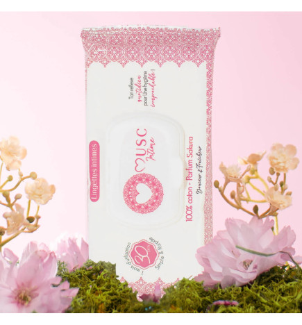 Musc Intime – Lingettes Intimes Sakura, x30