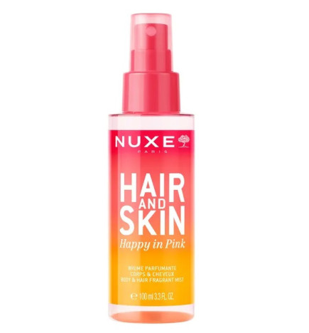 Nuxe – Hair & Skin  Happy In Pink  Brume Parfumante  Corps et Cheveux, 100ml