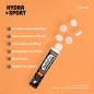 UPSA – Hydrafizz Hydra+ Sport Goût Orange, 16 Comprimés Effervescents