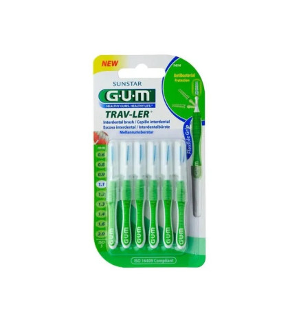 GUM – TravLer 1414 Brossette Interdentaire 1.1mm, 6 Unités