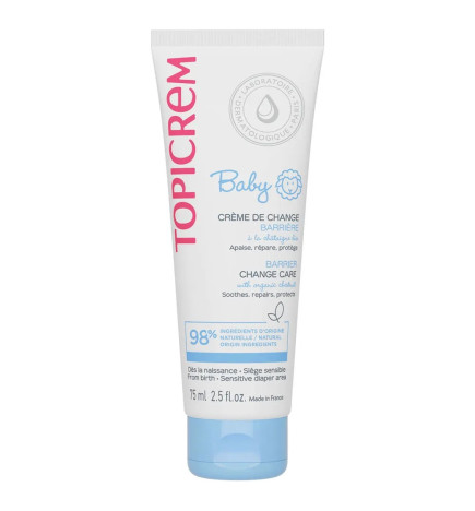 Topicrem – Bébé Crème de Change Barrière dès la Naissance 75 ml