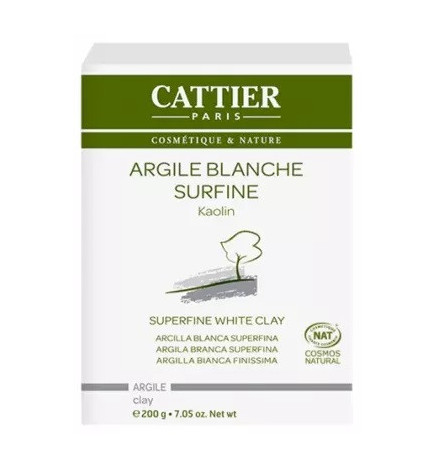 Cattier – Argile blanche surfine, 200 g
