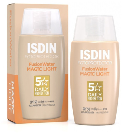 Isdin – Fotoprotector Fusion Water Magic Light Teinté SPF50 50ml