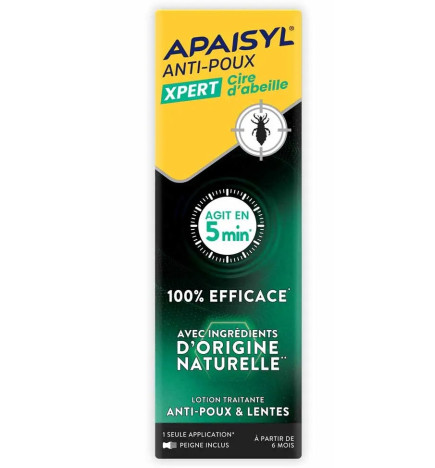 Apaisyl –  Anti-Poux & Lentes Lotion Xpert Cire d'abeille 100ml