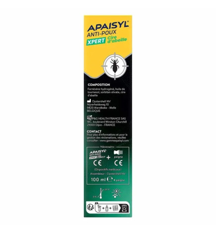 Apaisyl –  Anti-Poux & Lentes Lotion Xpert Cire d'abeille 200ml