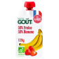 Good Goût – Gourde Purée de Fruits Fraise Banane – Dès 4 mois – 120g Good Goût – Gourde Purée de Fruits Fraise Banane – Dès 4 mois – 120g