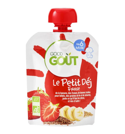 Good Goût – Le Petit Déj Fraise – Dès 6 mois – 70g