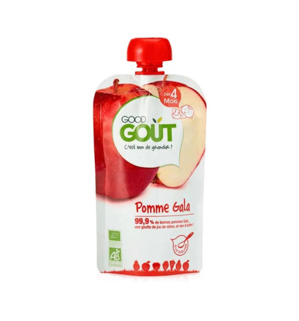 Good Goût – Gourde Pomme Gala – 120g