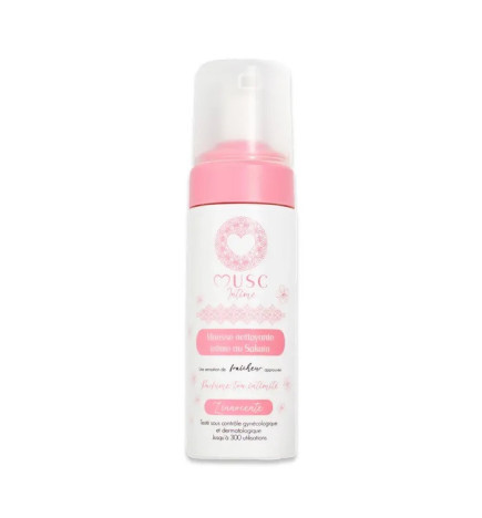 Musc Intime – Mousse Nettoyante Intime Sakura, 150 ml