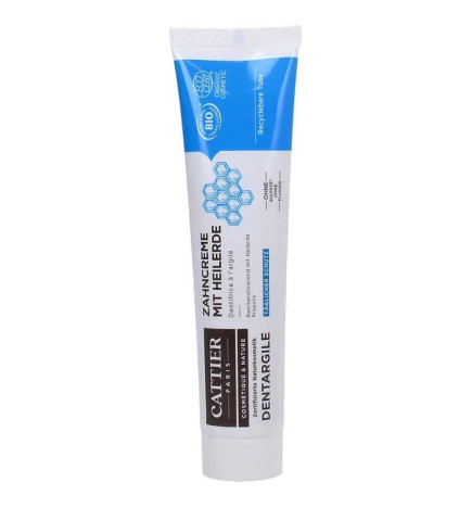 Cattier – Dentargile, dentifrice à l’argile et propolis bio, 75 ml