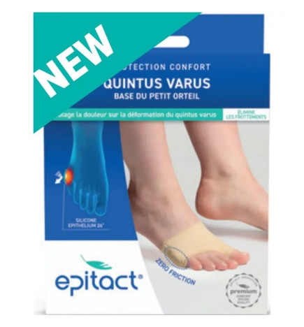 Epitact – Protection Confort Quintus Varus Base du Petit Orteil Taille M 1 Unité