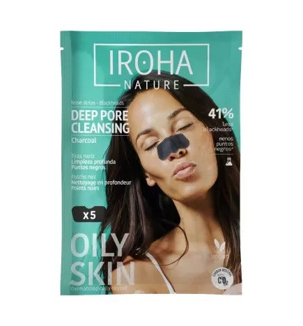 Iroha Nature – Charbon 5 Patchs Nez