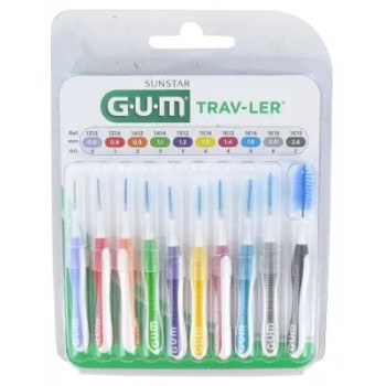 Gum Trav-Ler 10 Brossettes...