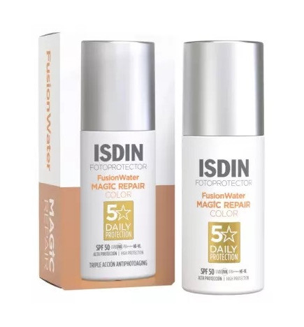 Isdin – Fotoprotector Fusion Water Magic Repair Color Teinté SPF50 50 ml