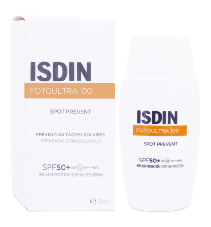 Isdin – FotoUltra 100 Spot Prevent Prévention Taches Solaires SPF50+, 50 ml