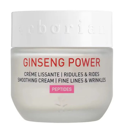 Erborian – Ginseng Power Crème Lissante Rides et Ridules Tous Types de Peaux 50 ml