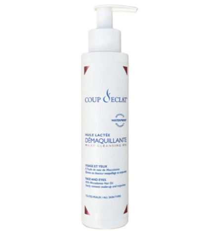 Coup D’Eclat – Huile démaquillante lactée, 200ml