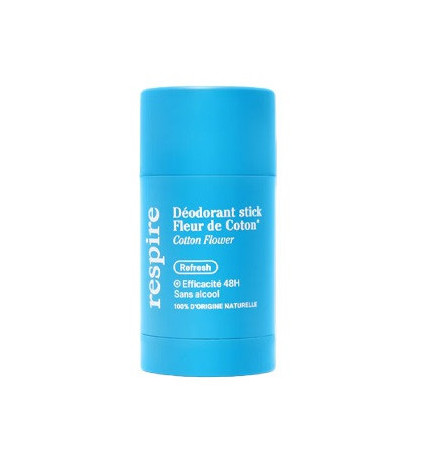 Respire – Déodorant Stick Fleur de Coton, 20 g