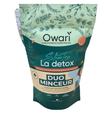 Owari – Duo minceur slimtea + diuretea 2x50g