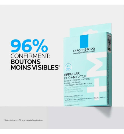 La Roche-Posay – Effaclar Patchs anti-imperfections multi-actions, 22 patchs