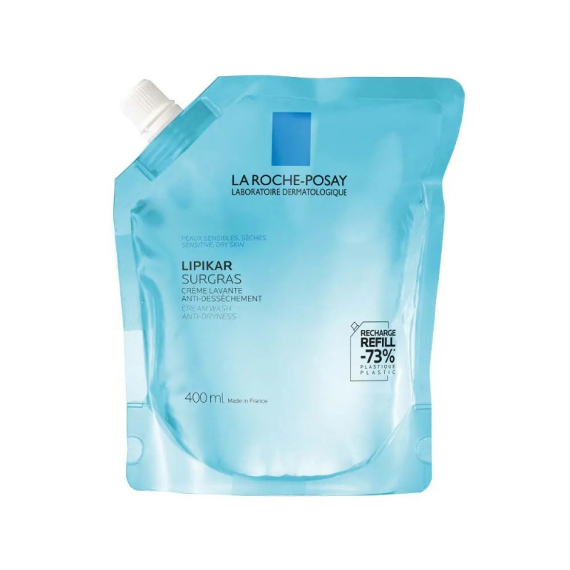 La Roche-Posay Lipikar Recharge Surgras Crème lavante anti-dessèchement 400ml