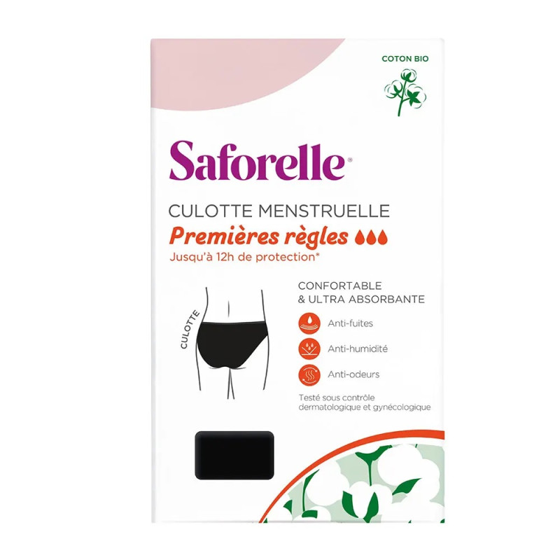 Saforelle Teens Culotte Ultra-absorbante 1ères règles 12-14 ans