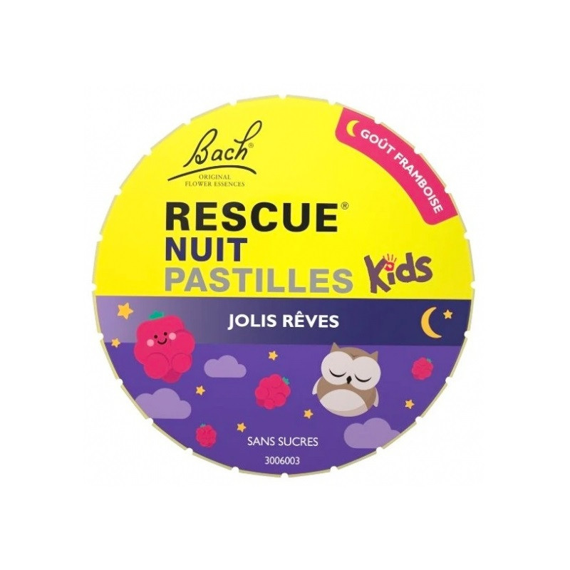 Rescue Kids Goût Framboise Pastilles 50g