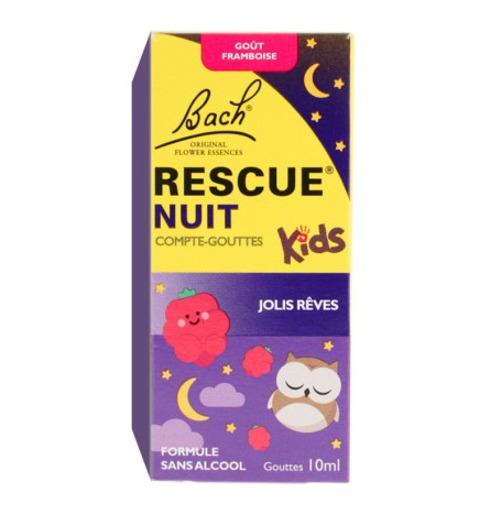 Rescue – Kids Compte-Gouttes Jolis Rêves Goût Framboise, 10 ml