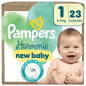 Pampers – Couches Bébés Harmonie New Baby Taille 1 (2-5 kg) x23