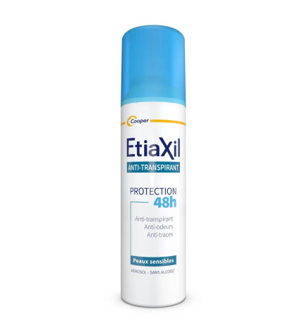 Etiaxil – Déodorant Anti-Transpirant Protection 48H Aérosol, lot de 2 x 150 ml