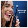 Oral-B iO Brossettes Brosse à Dents Electrique Noires Radiant White x3