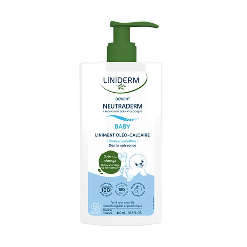 Neutraderm Baby Liniment Oleo-calcaire Bio 480ml