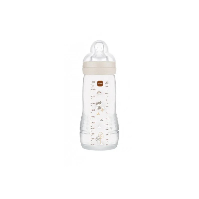 MAM Biberon 2ème Âge, Tétine Débit 3, 6 Mois et Plus 330ml