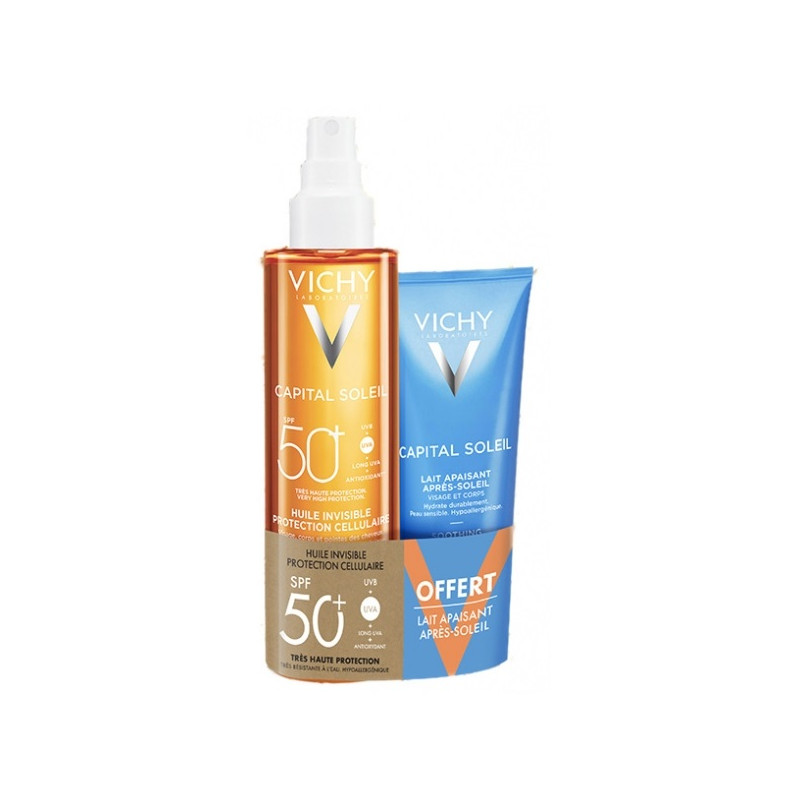 Vichy Capital Soleil Huile Invisible Protection Cellulaire SPF50+ 200ml