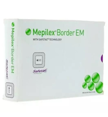 Mölnylycke –  Mepilex Border Flex EM Pansement Hydrocellulaire 9CM X 15CM, BOÎTE DE 10